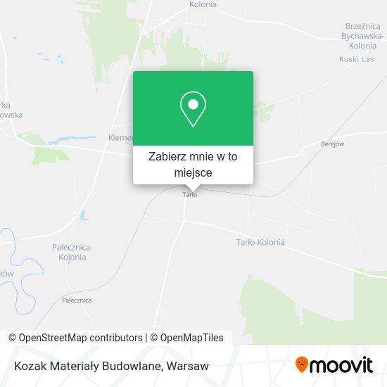 Mapa Kozak Materiały Budowlane