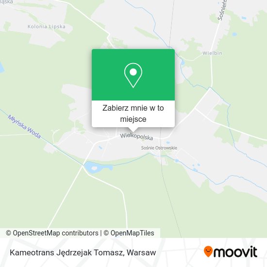 Mapa Kameotrans Jędrzejak Tomasz