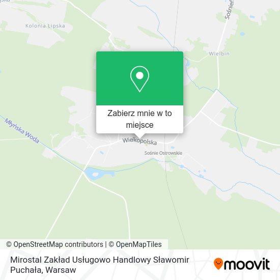 Mapa Mirostal Zakład Usługowo Handlowy Sławomir Puchała