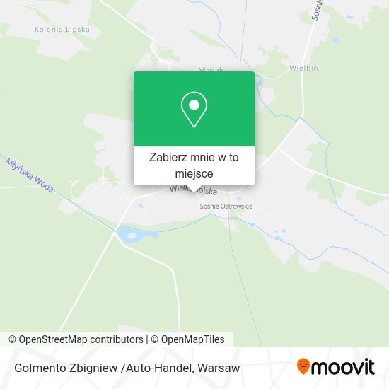 Mapa Golmento Zbigniew /Auto-Handel