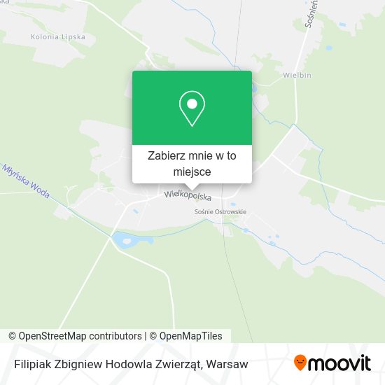 Mapa Filipiak Zbigniew Hodowla Zwierząt