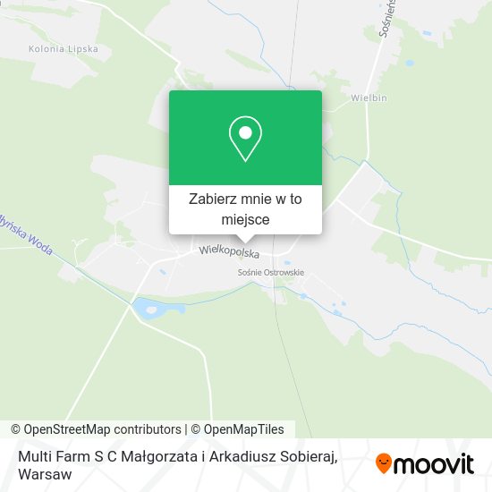 Mapa Multi Farm S C Małgorzata i Arkadiusz Sobieraj