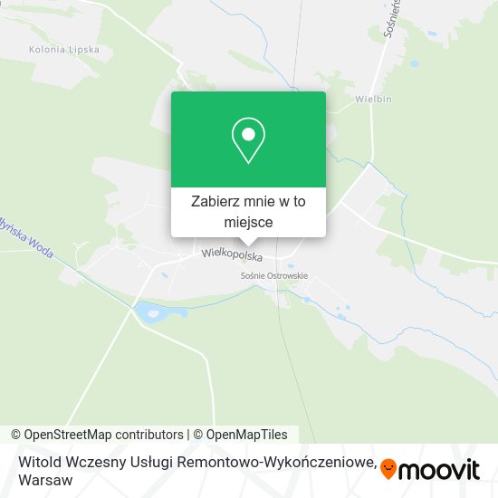 Mapa Witold Wczesny Usługi Remontowo-Wykończeniowe