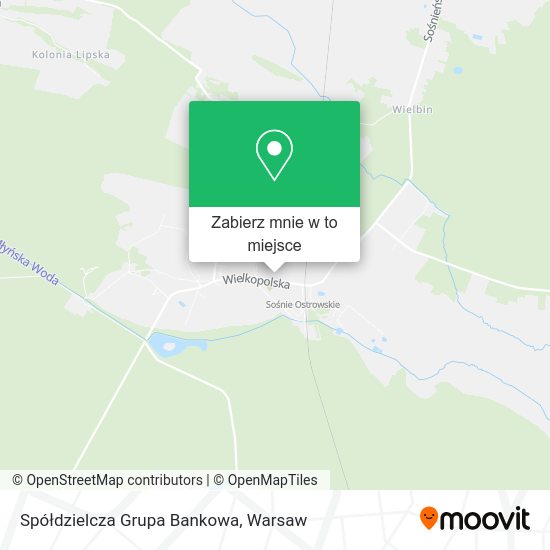 Mapa Spółdzielcza Grupa Bankowa