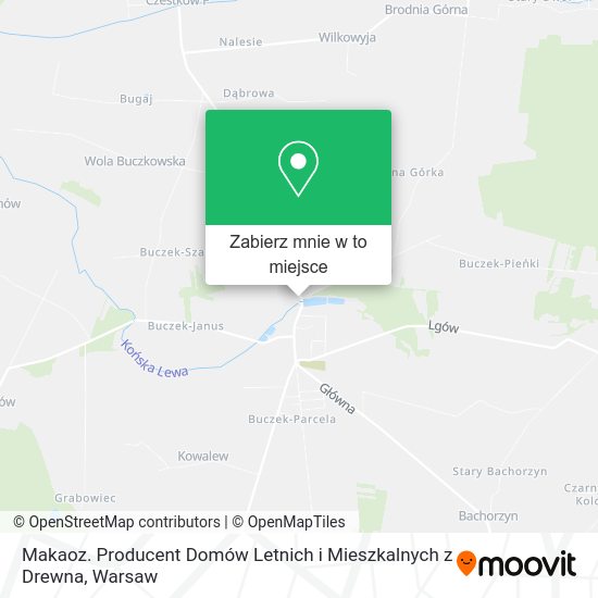 Mapa Makaoz. Producent Domów Letnich i Mieszkalnych z Drewna