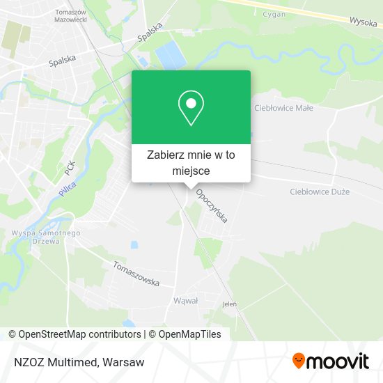 Mapa NZOZ Multimed