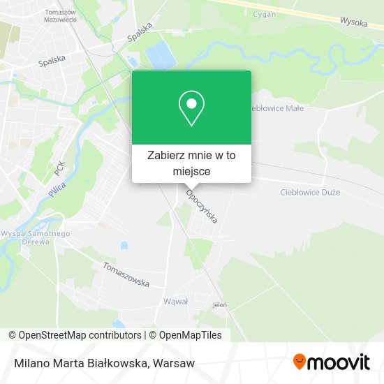 Mapa Milano Marta Białkowska