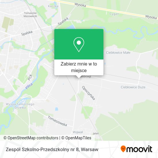 Mapa Zespół Szkolno-Przedszkolny nr 8