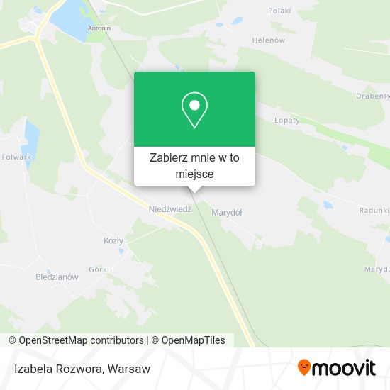 Mapa Izabela Rozwora