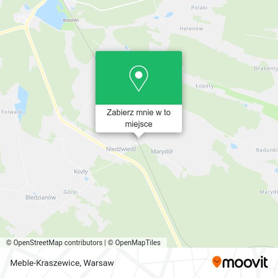 Mapa Meble-Kraszewice