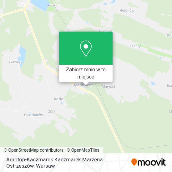 Mapa Agrotop-Kaczmarek Kaczmarek Marzena Ostrzeszów