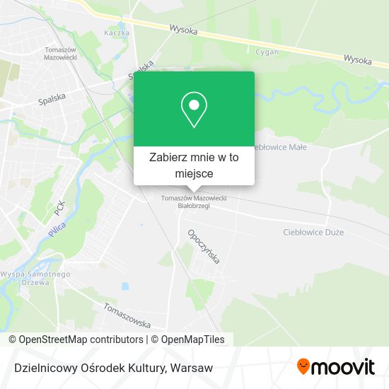 Mapa Dzielnicowy Ośrodek Kultury