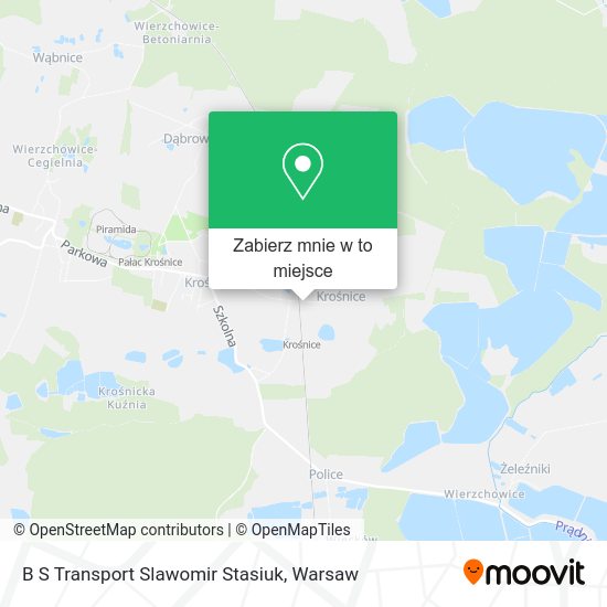 Mapa B S Transport Slawomir Stasiuk