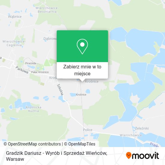 Mapa Gradzik Dariusz - Wyrób i Sprzedaż Wieńców