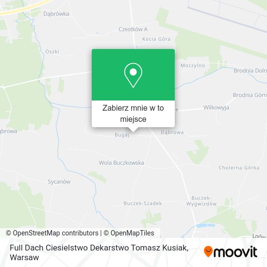 Mapa Full Dach Ciesielstwo Dekarstwo Tomasz Kusiak