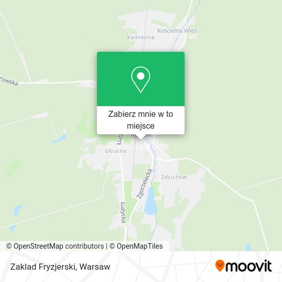 Mapa Zaklad Fryzjerski