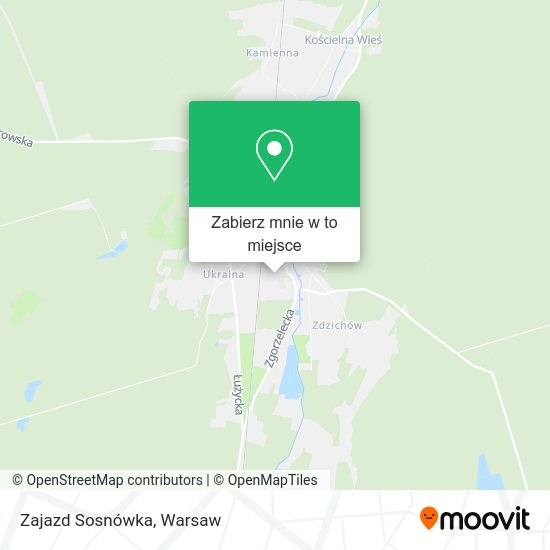 Mapa Zajazd Sosnówka