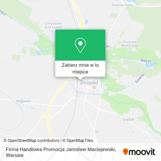 Mapa Firma Handlowa Promocja Jarosław Maciejewski