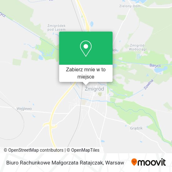 Mapa Biuro Rachunkowe Małgorzata Ratajczak