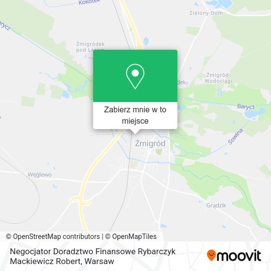 Mapa Negocjator Doradztwo Finansowe Rybarczyk Mackiewicz Robert