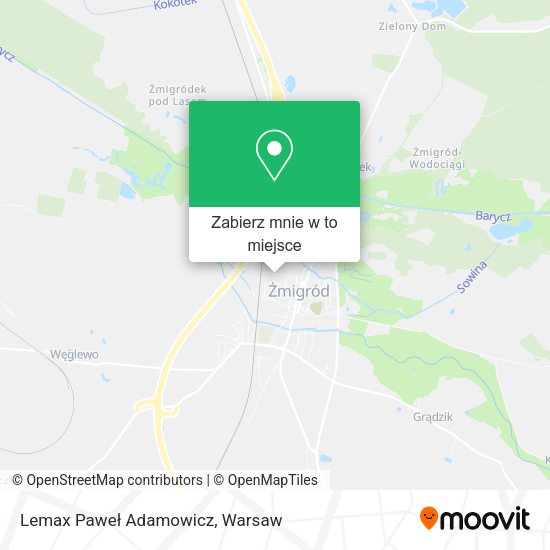 Mapa Lemax Paweł Adamowicz