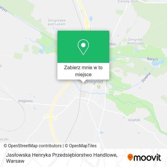 Mapa Jasłowska Henryka Przedsiębiorstwo Handlowe