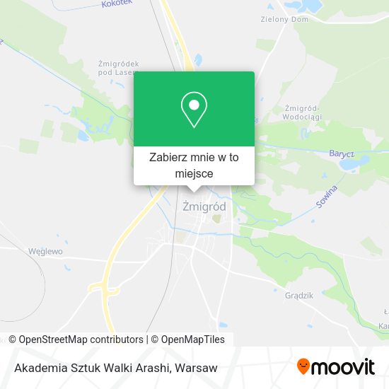 Mapa Akademia Sztuk Walki Arashi