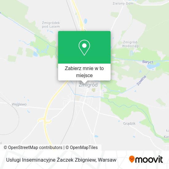 Mapa Usługi Inseminacyjne Żaczek Zbigniew