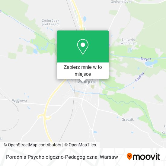 Mapa Poradnia Psycholoigczno-Pedagogiczna