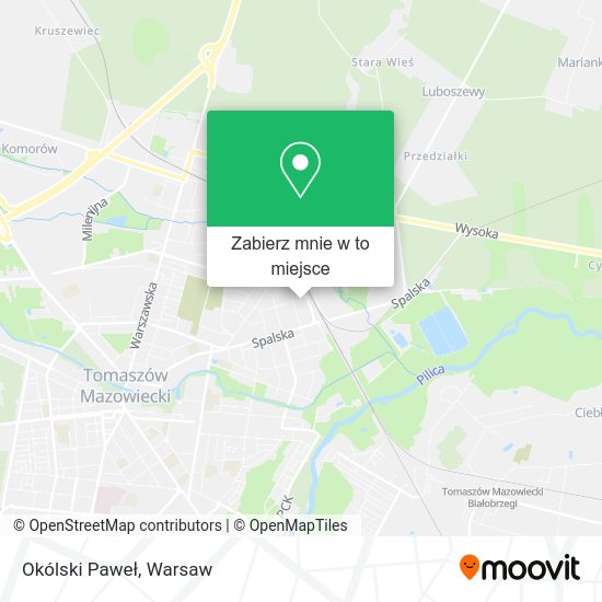 Mapa Okólski Paweł