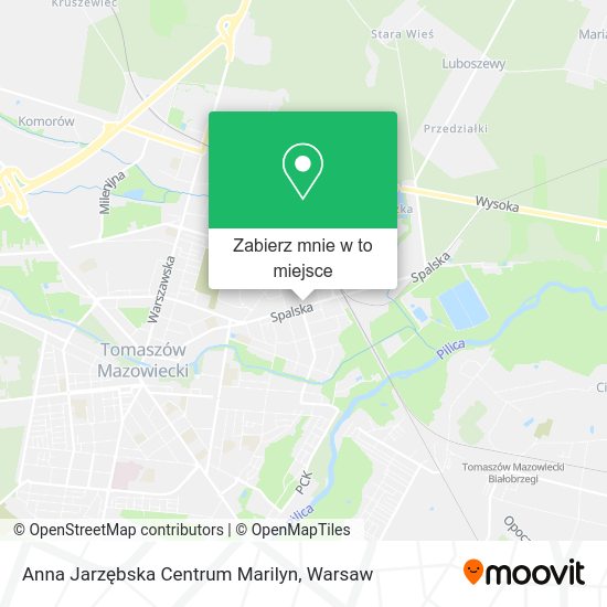 Mapa Anna Jarzębska Centrum Marilyn