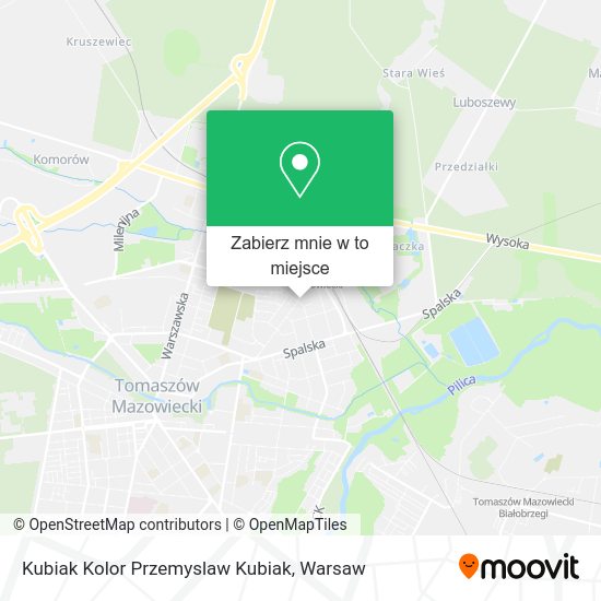 Mapa Kubiak Kolor Przemyslaw Kubiak