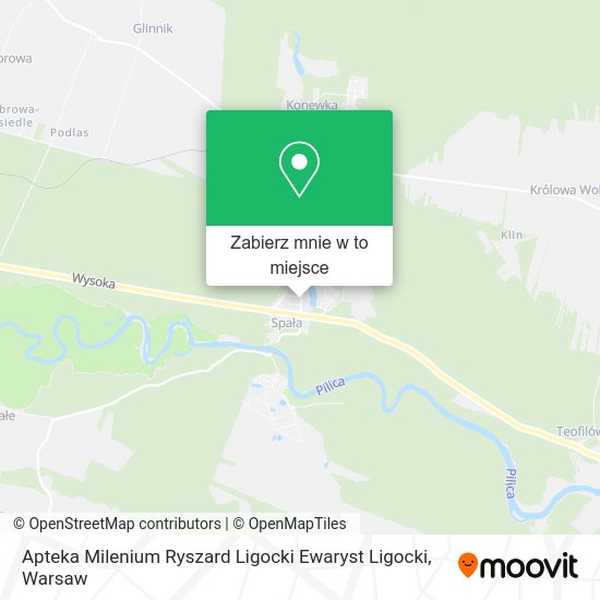 Mapa Apteka Milenium Ryszard Ligocki Ewaryst Ligocki