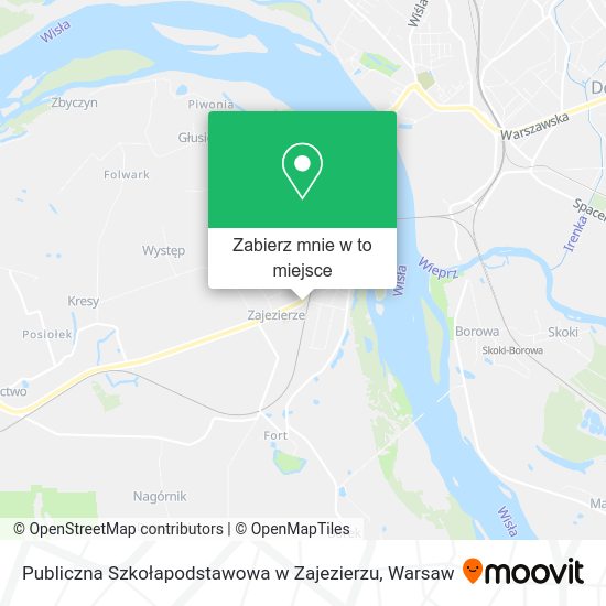 Mapa Publiczna Szkołapodstawowa w Zajezierzu