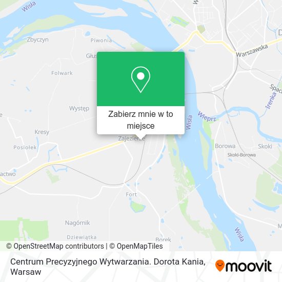 Mapa Centrum Precyzyjnego Wytwarzania. Dorota Kania