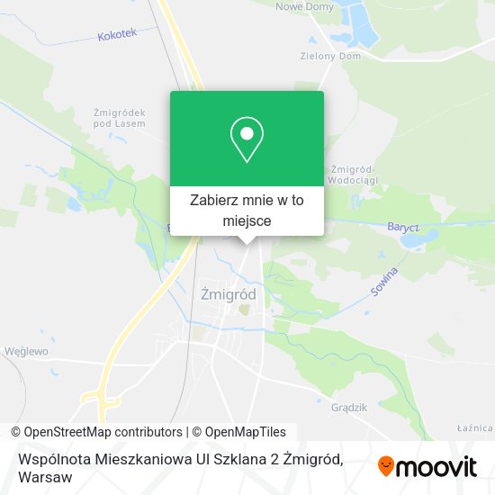 Mapa Wspólnota Mieszkaniowa Ul Szklana 2 Żmigród