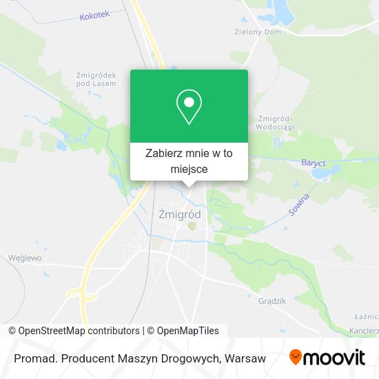 Mapa Promad. Producent Maszyn Drogowych