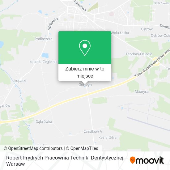 Mapa Robert Frydrych Pracownia Techniki Dentystycznej