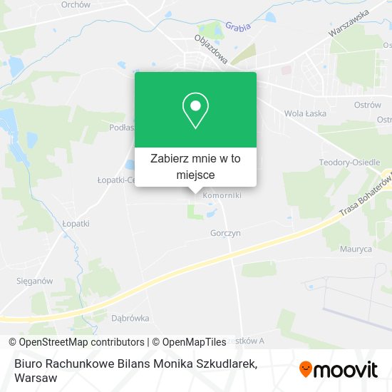 Mapa Biuro Rachunkowe Bilans Monika Szkudlarek