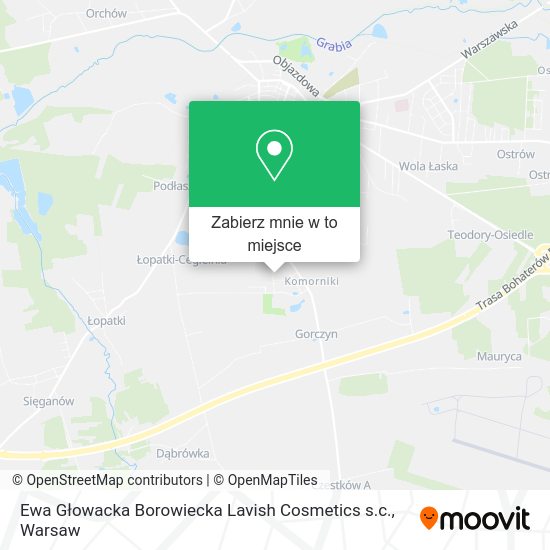 Mapa Ewa Głowacka Borowiecka Lavish Cosmetics s.c.