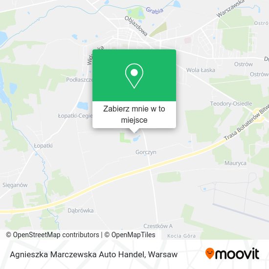 Mapa Agnieszka Marczewska Auto Handel