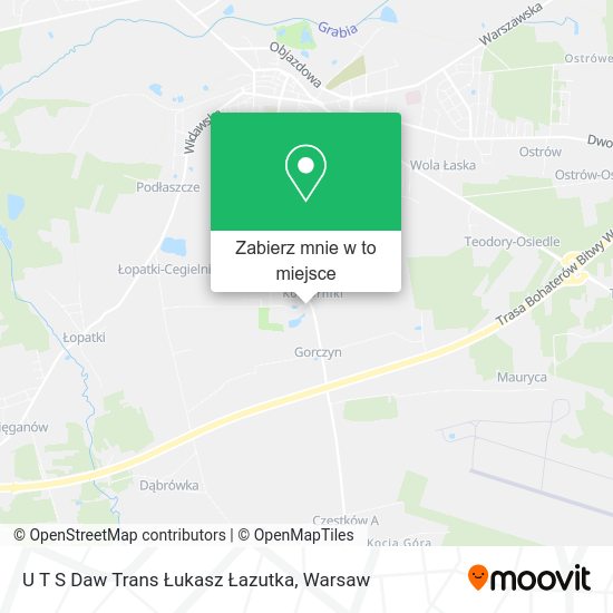 Mapa U T S Daw Trans Łukasz Łazutka