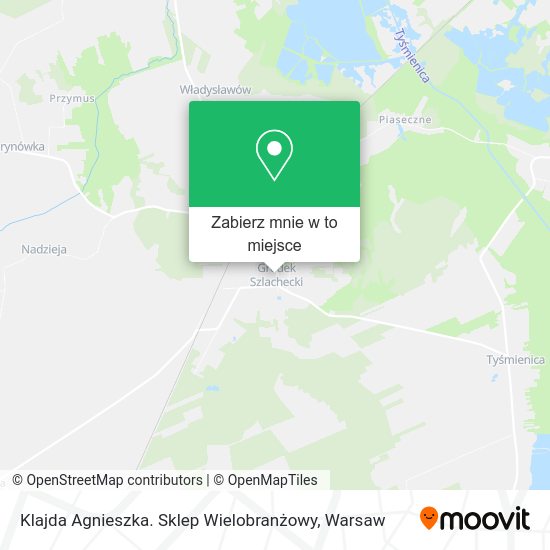 Mapa Klajda Agnieszka. Sklep Wielobranżowy