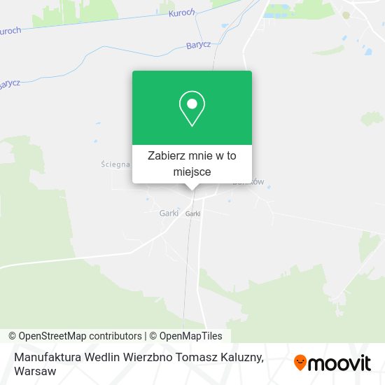 Mapa Manufaktura Wedlin Wierzbno Tomasz Kaluzny