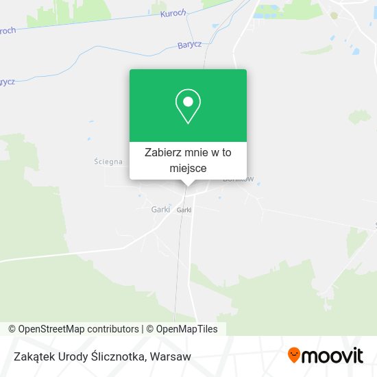 Mapa Zakątek Urody Ślicznotka