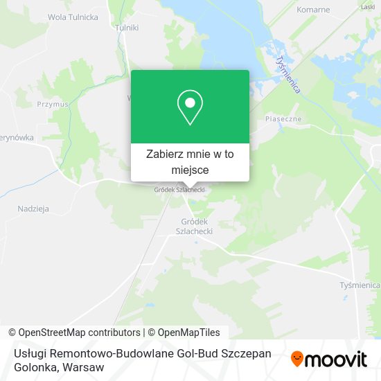 Mapa Usługi Remontowo-Budowlane Gol-Bud Szczepan Golonka