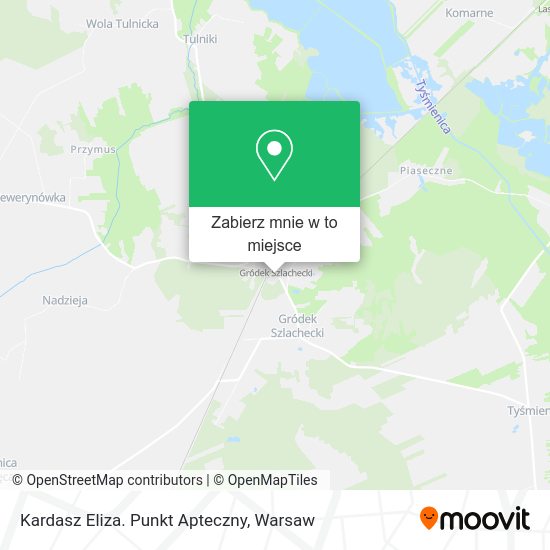 Mapa Kardasz Eliza. Punkt Apteczny