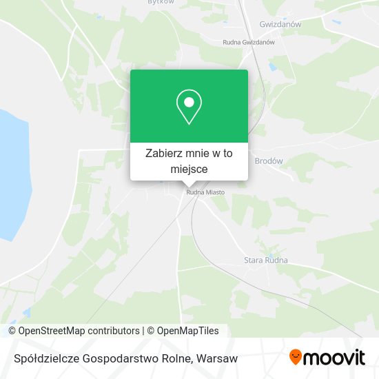 Mapa Spółdzielcze Gospodarstwo Rolne