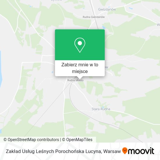 Mapa Zakład Usług Leśnych Porochońska Lucyna