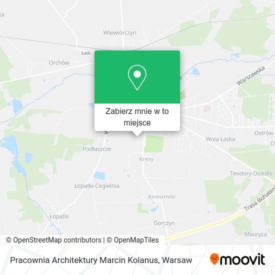 Mapa Pracownia Architektury Marcin Kolanus